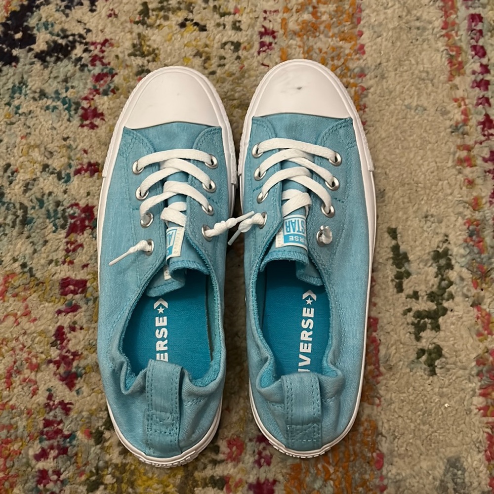 Blue converse